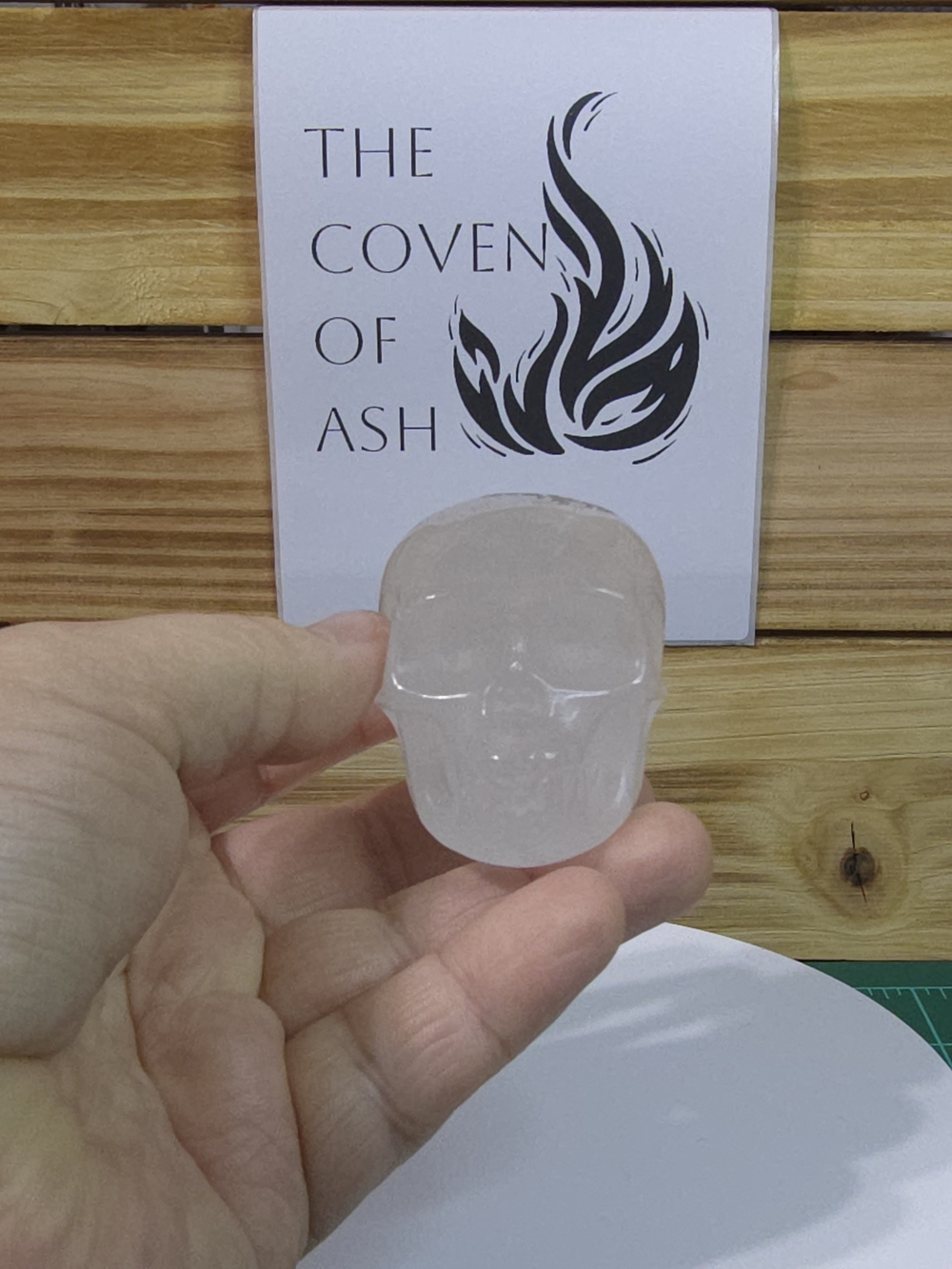 2.2" Clear Quartz Skull